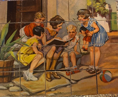 Holzpuzzel antike 1920er - holzpuzzel,