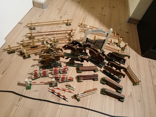 Konvolut antike holz - , reiter