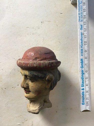 Handpuppe kasperle holz uralt - handpuppe,