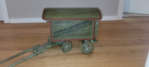 Antiker holz spielzeugwagen - holz,