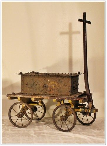 Antiker bollerwagen - antiker,