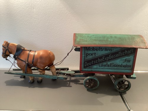 Großes antikes pferdegespann - großes,