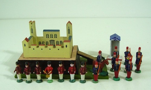 Antike seltene miniatur burg - antike,