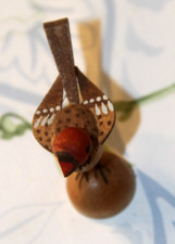 Ostern Holz vogel vintage