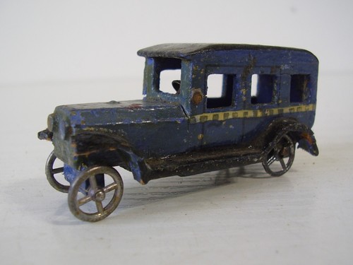Antiker holz miniatur pkw - miniatur,