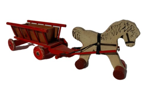Holzpferd ziehpferd - holzpferd,