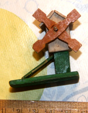 Windmühle Ostern Holz vintage